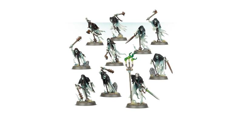 5 BLADEGHEIST REVENANTS, Nighthaunt - Pro painted EUR 120,00 - FR 5 BLADEGHEIST REVENANTS, Nighthaunt - Pro painted EUR 120,00 - FR