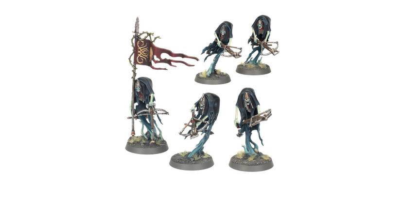 40 Figurines Chainrasp Hordes Avec Socles Pour Warhammer Age Of Sigmar, Nighthaunt