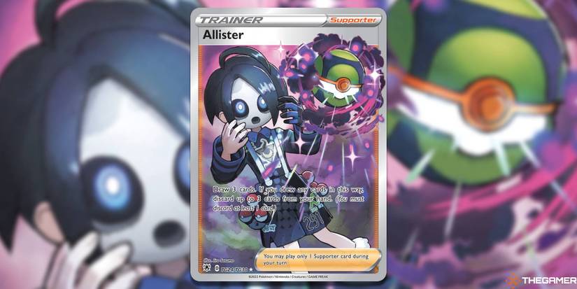 allister pokemon trainer card Allister - TG24/TG30 Full Art Ultra Rare Trainer main image 1