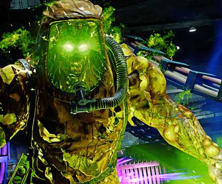 Call of Duty: Black Ops Cold War zombie in a hazmat suit with green liquid oozing out of them