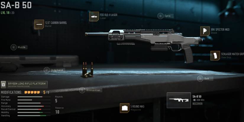 Best SA-B 50 Build In CoD: MW 2