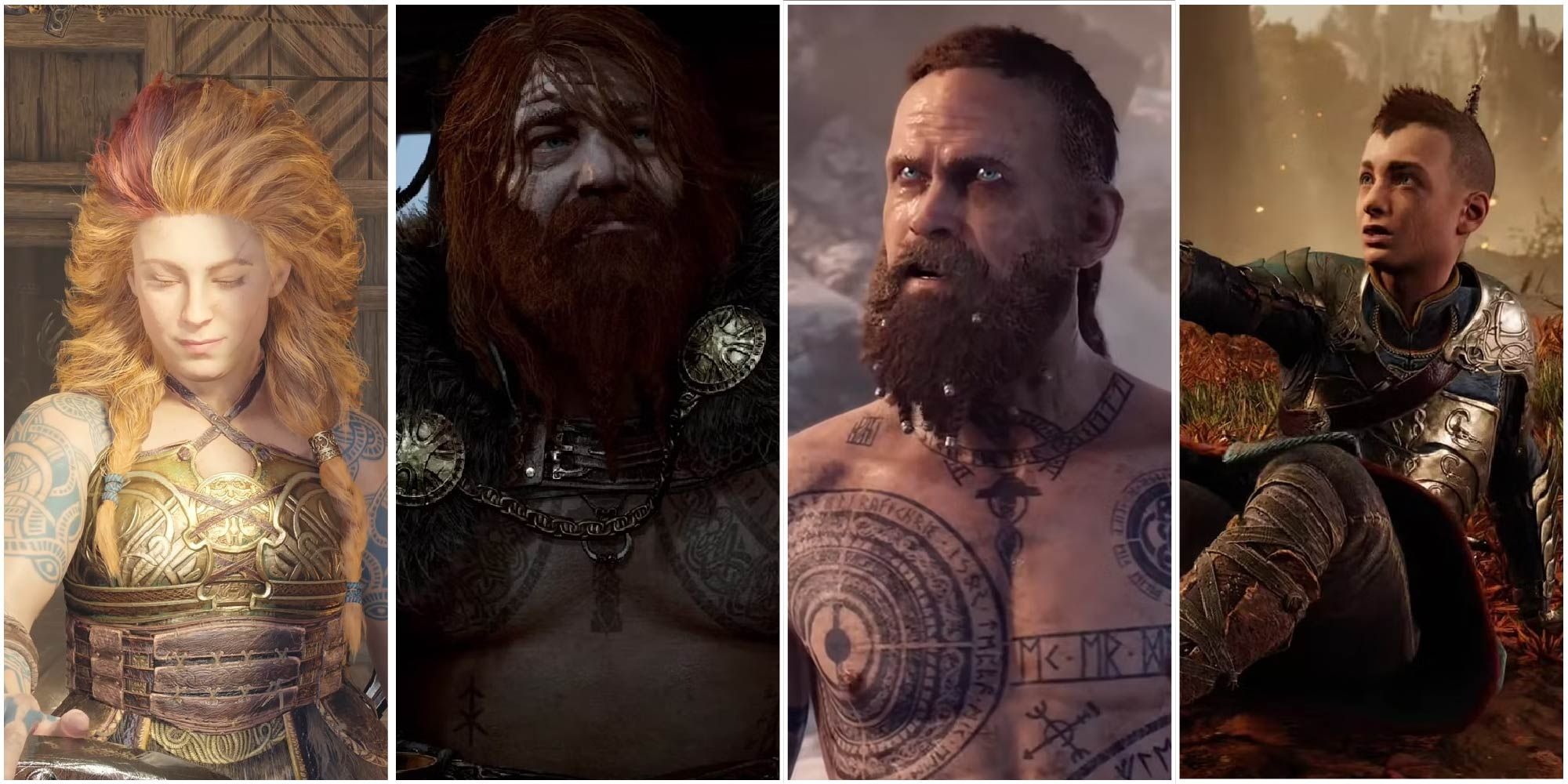 Every Main Character And Their Actor In God Of War Ragnarok