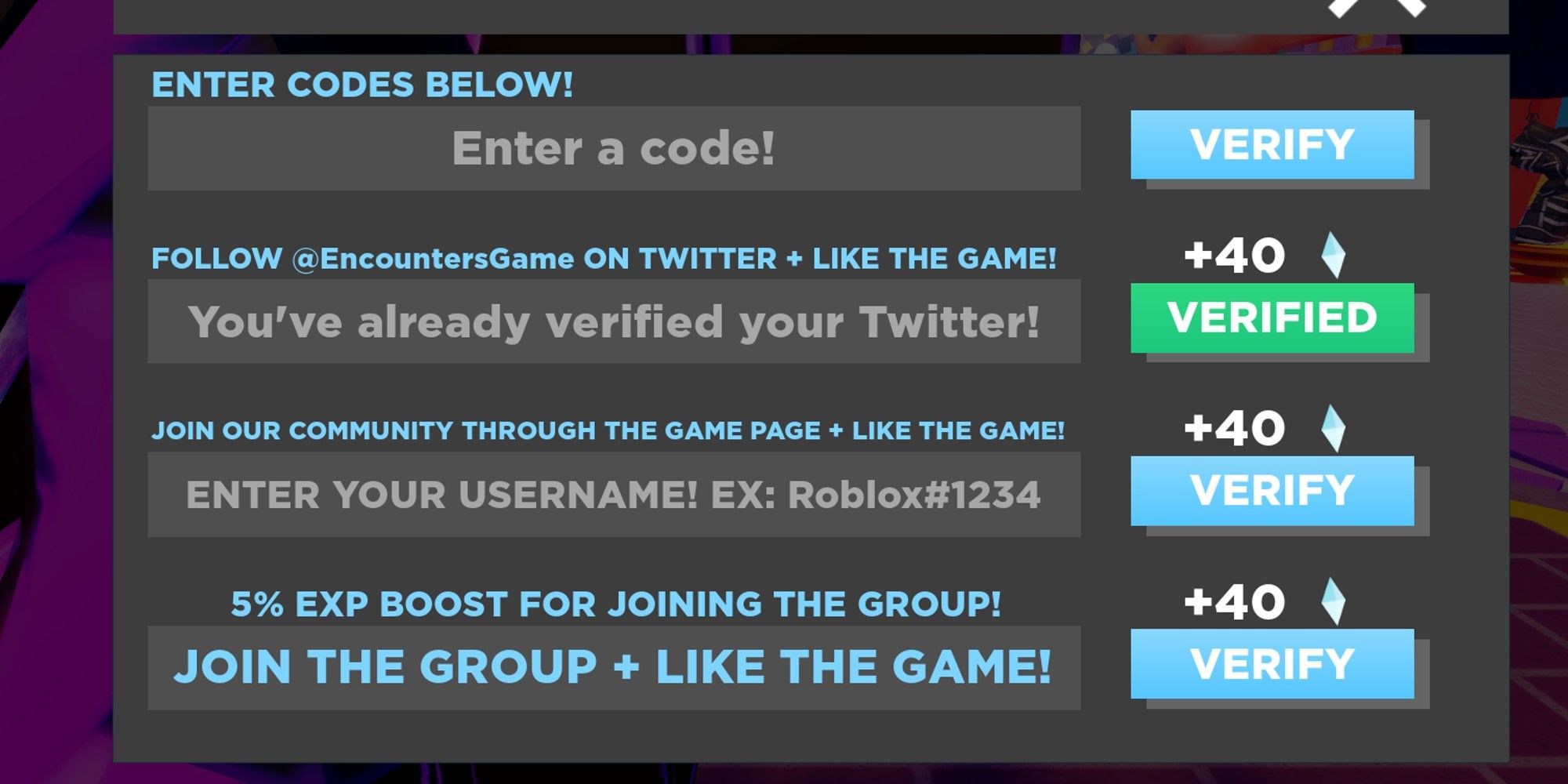 Encounters Fighting Codes Roblox Encounter Codes 