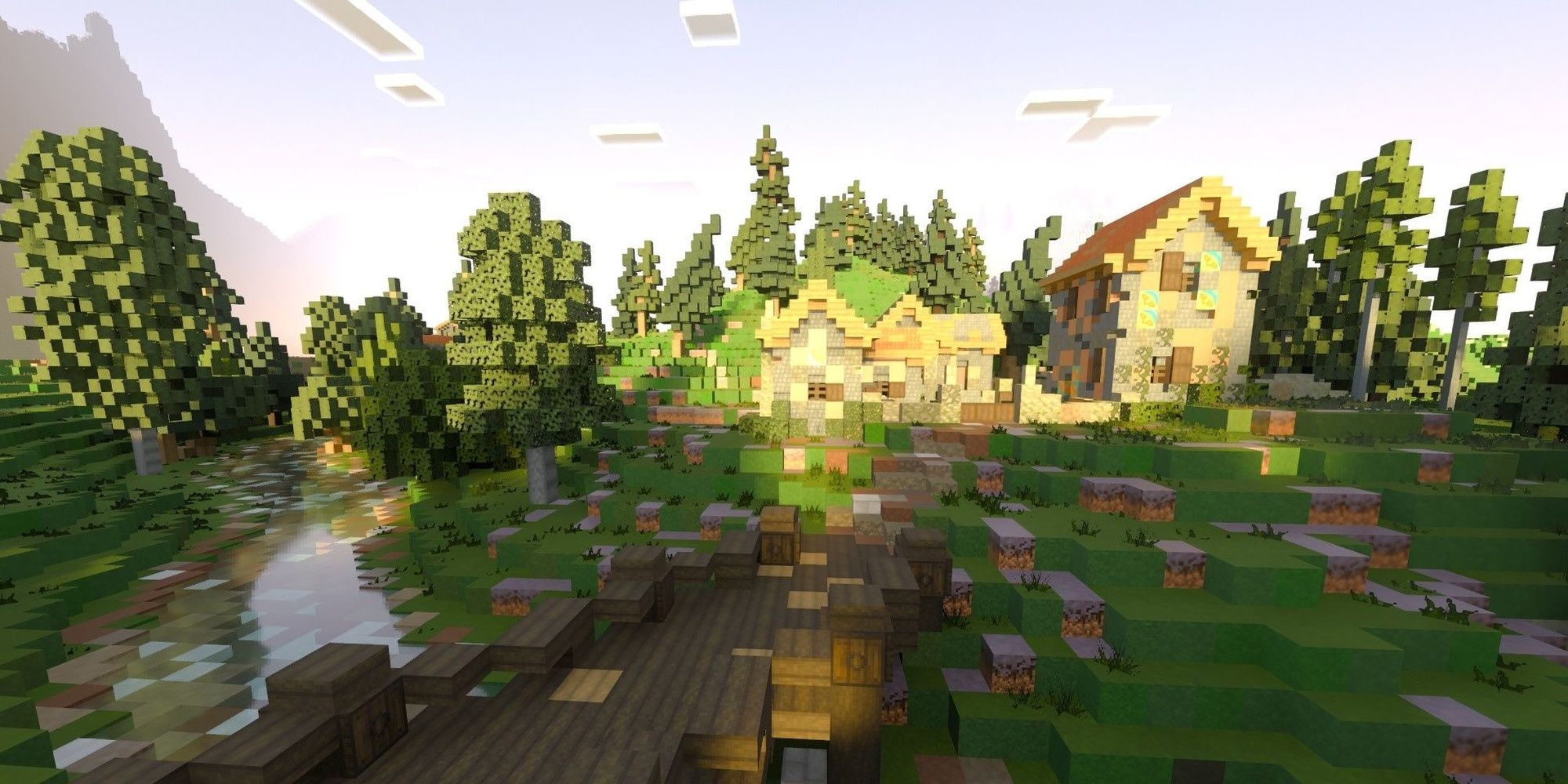 Minecraft with RTX on