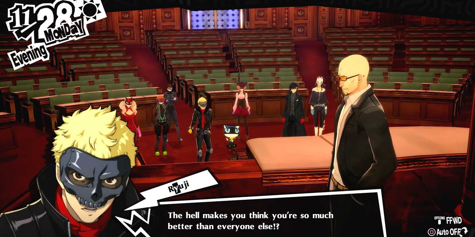 persona 5 royal preparing the team to fight shido intro dialogue