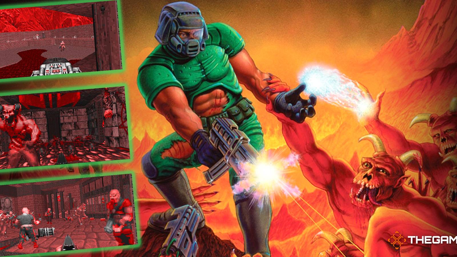Classic Doom Wallpaper Art