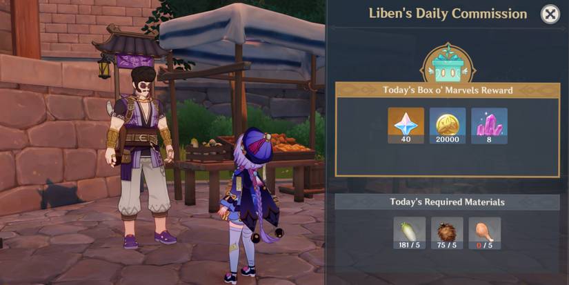Genshin Impact: Guide To Liben And His Marvelous Merchandise