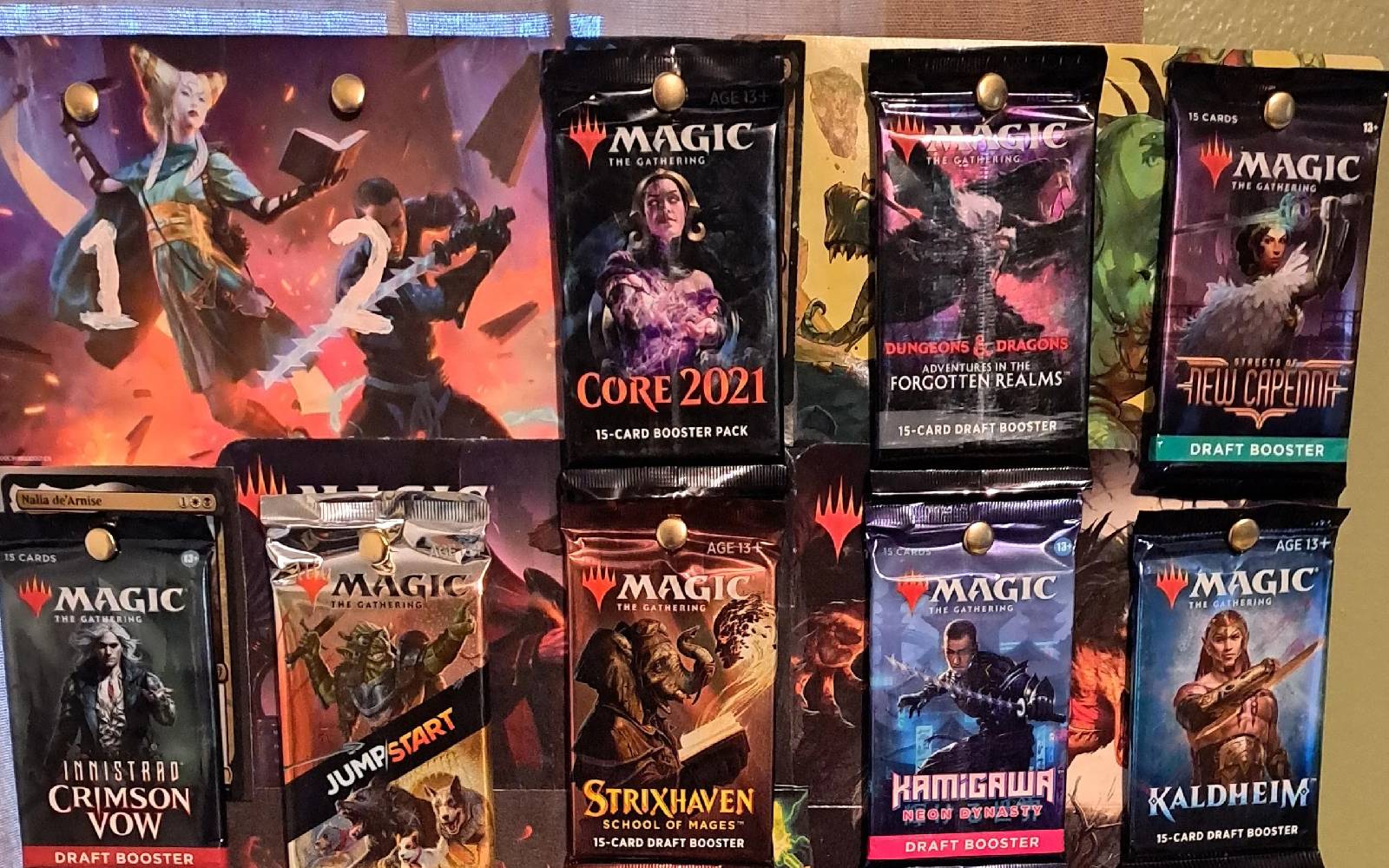 Magic: The Gathering Fan Turns Old Booster Packs Into Advent Calendar