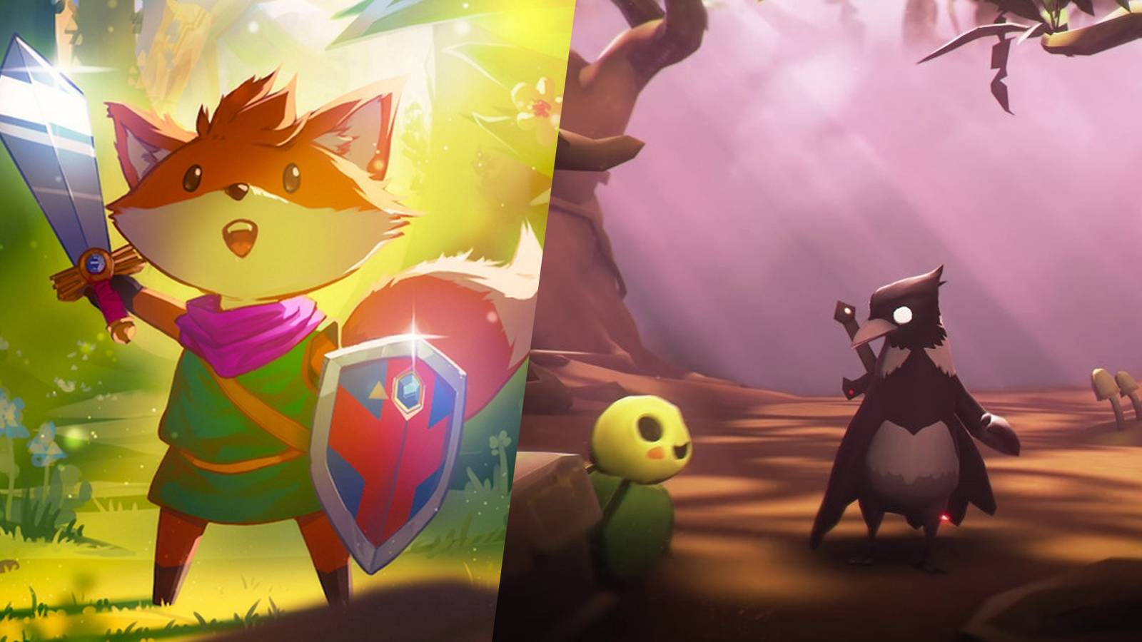 Tunic And Death's Door Split Image Feature