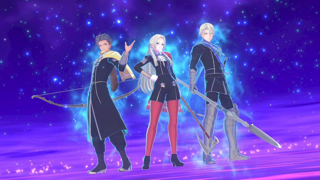 Claude, Edelgard, and Dimitri summoned for the first time