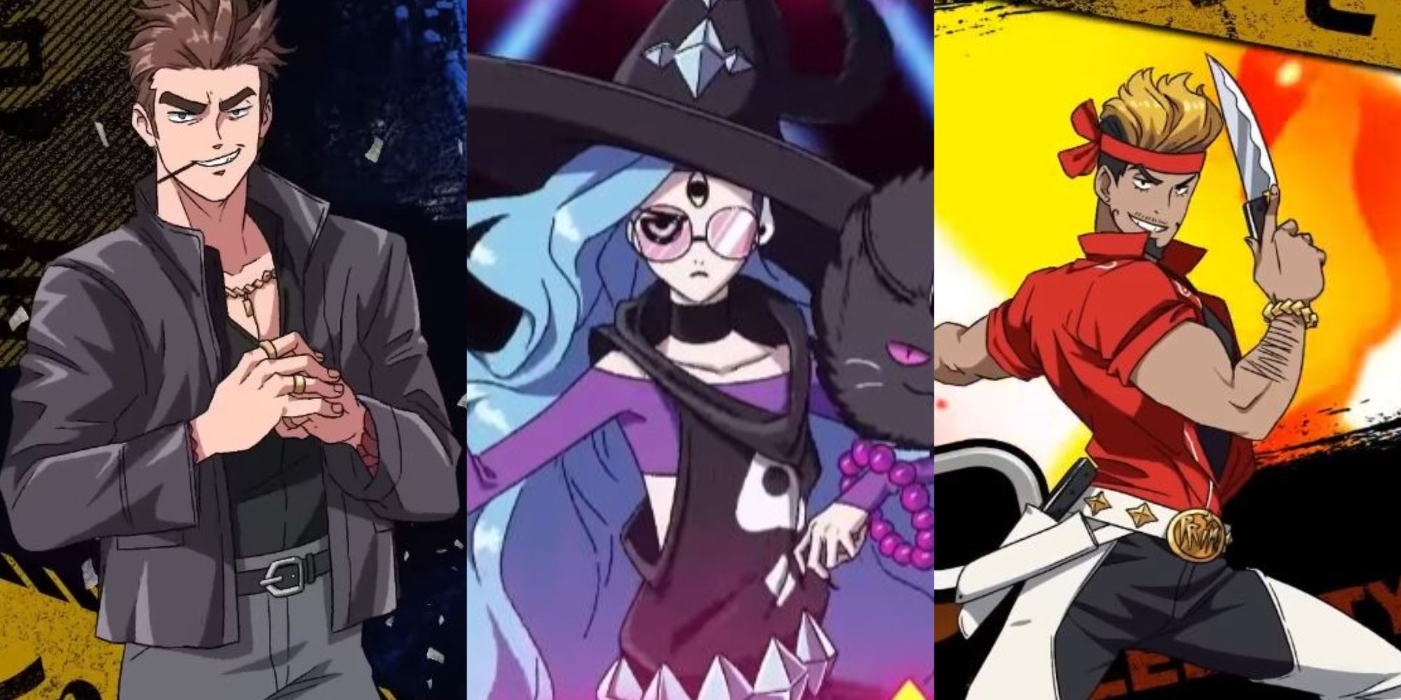 Ken, Blaire, and Primo from River City Girls 2