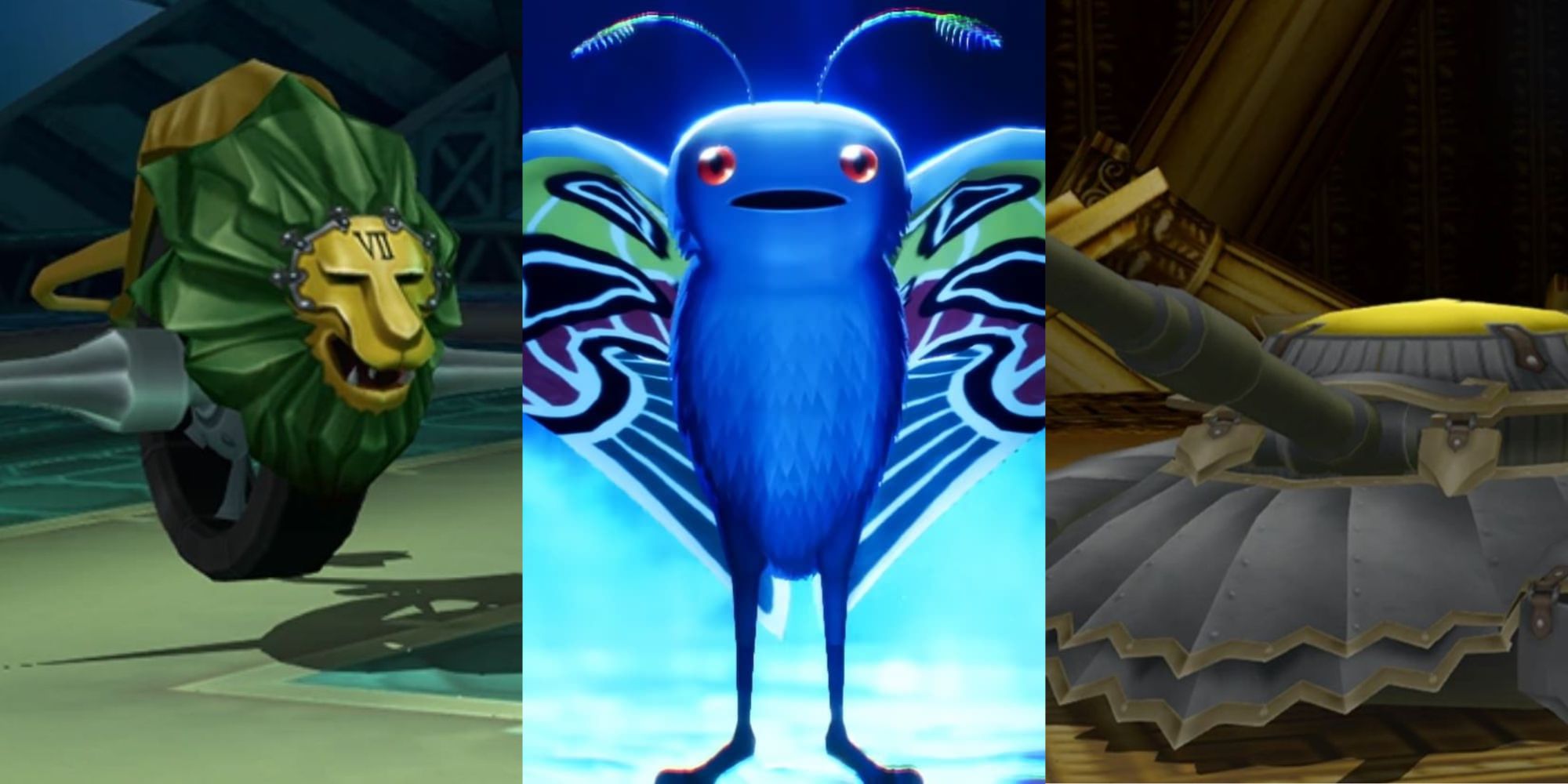 Mothman, Wheel Shadow, and Arcane Turret in Shin Megami Tensei and Persona