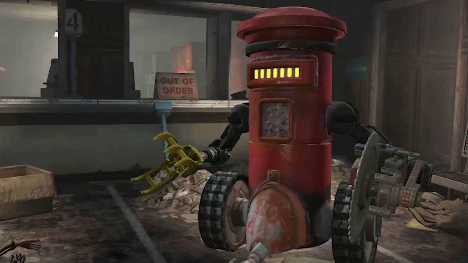 Fallout London Reveals Working Underground And Postbox Robots