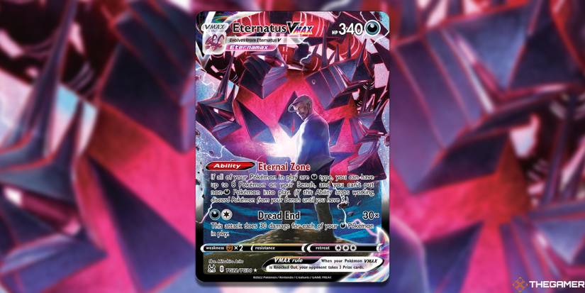 how many pokemon cards mcdonalds Eternatus V 116/189 Ultra Rare Darkness Ablaze Pokemon Card Near Mint main image 1