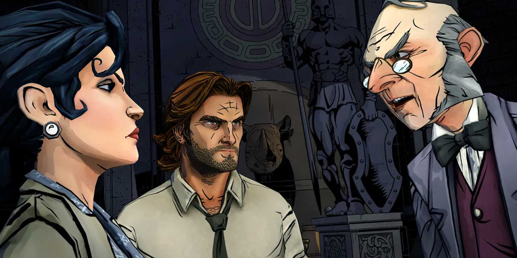 Talking characters in The Wolf Among Us.