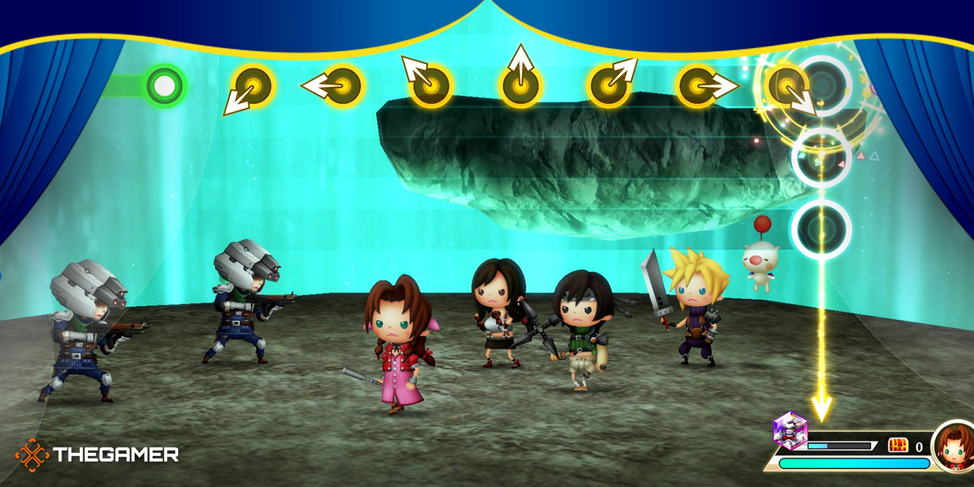 How Many Final Fantasy 7 Stages Are In Theatrhythm: Final Bar Line?