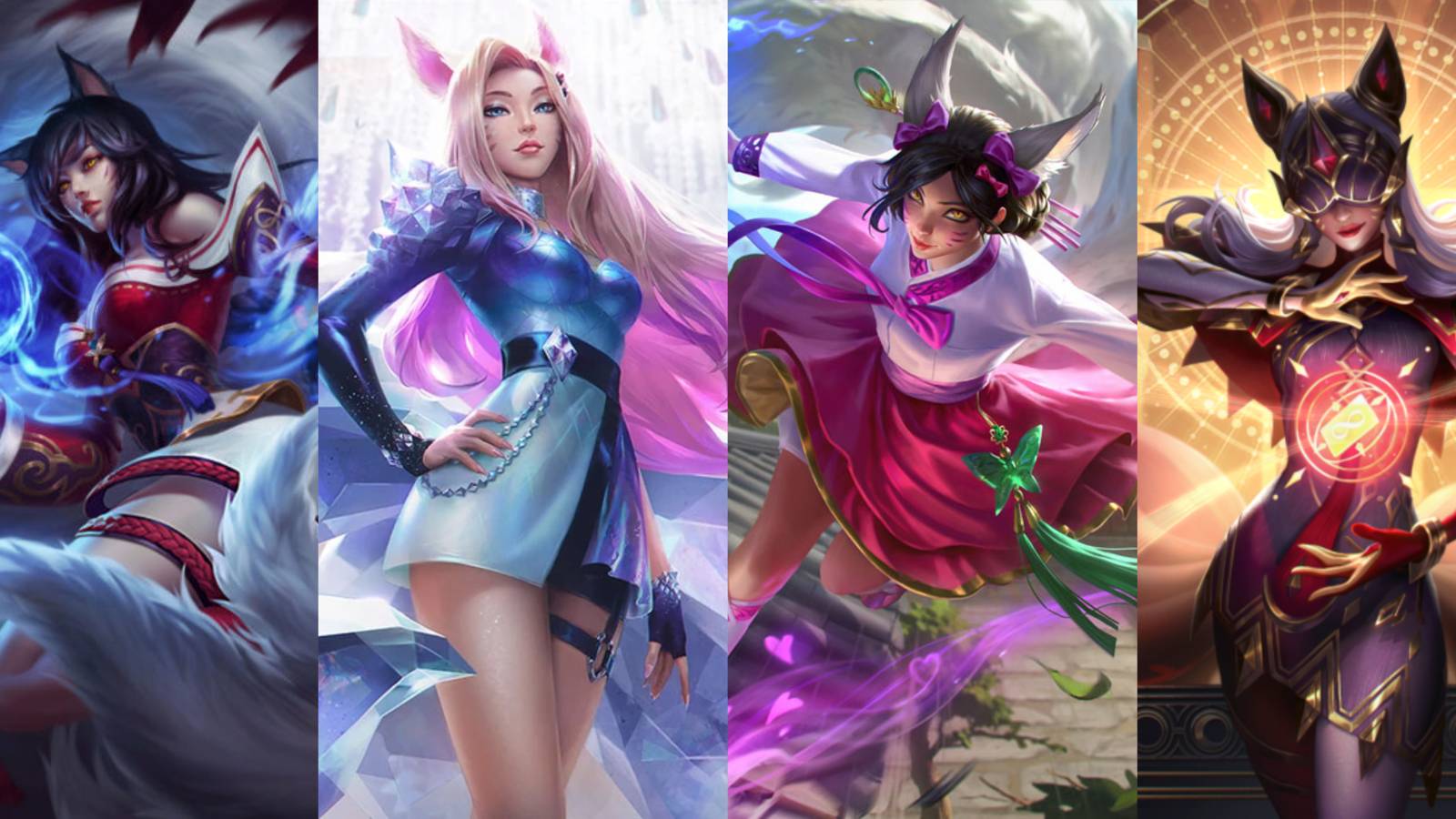 The Best Ahri Skins In League Of Legends, image size:1600x900