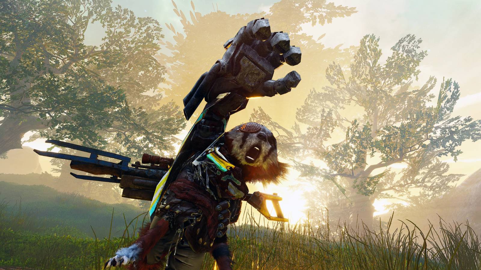 Biomutant Character Wearing The Klonkfist