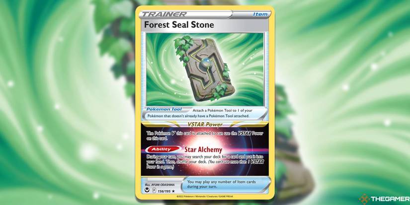 forest seal stone pokemon card value 156/195 Swsh12: Sword & Shield - Silver Tempest Holo for sale online Attach a Pokmon Tool to 1 of your Pokmon that doesnt already have a Pokmon Tool attached Pokemon TCG The 8