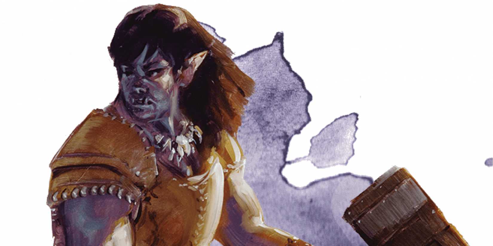 Half Orc official art from Dungeons and Dragons.