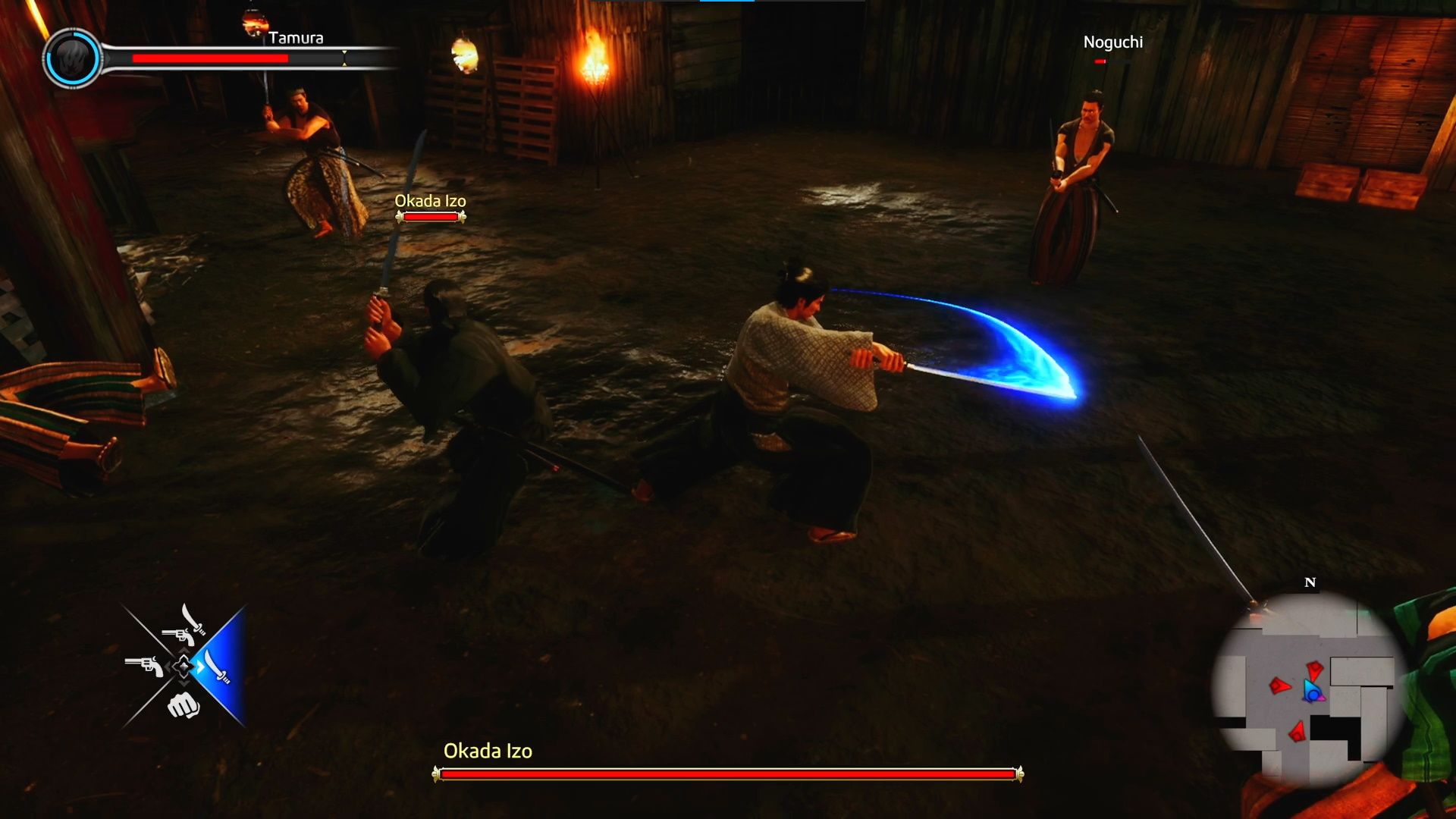 Like A Dragon Ishin, Combat Guide, Ryoma missing an attack badly