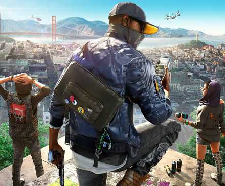 Marcus posing in Watch Dogs 2 cover art