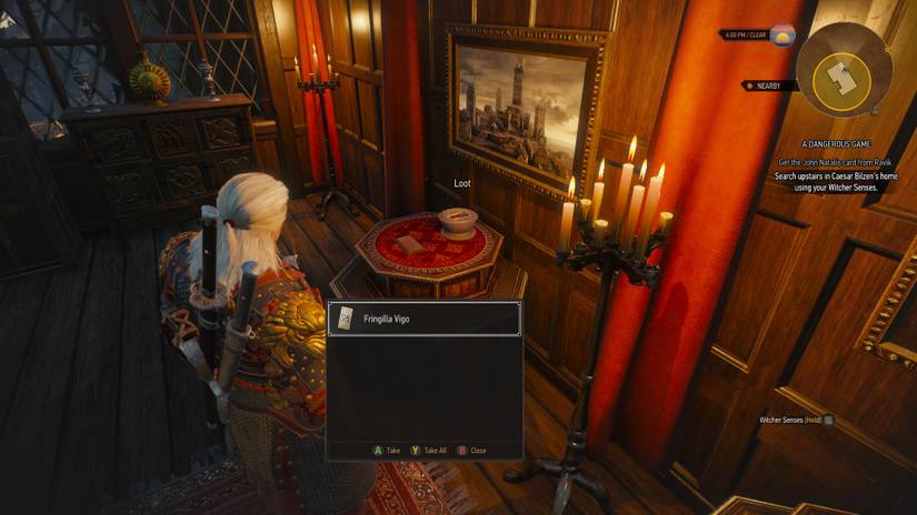 Choosing Between Coin Or Cards In A Dangerous Game In The Witcher 3