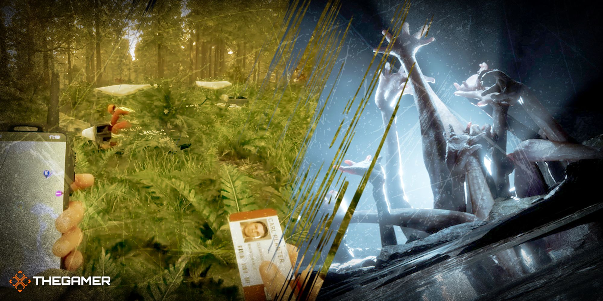 Game art and screen from Sons Of The Forest.