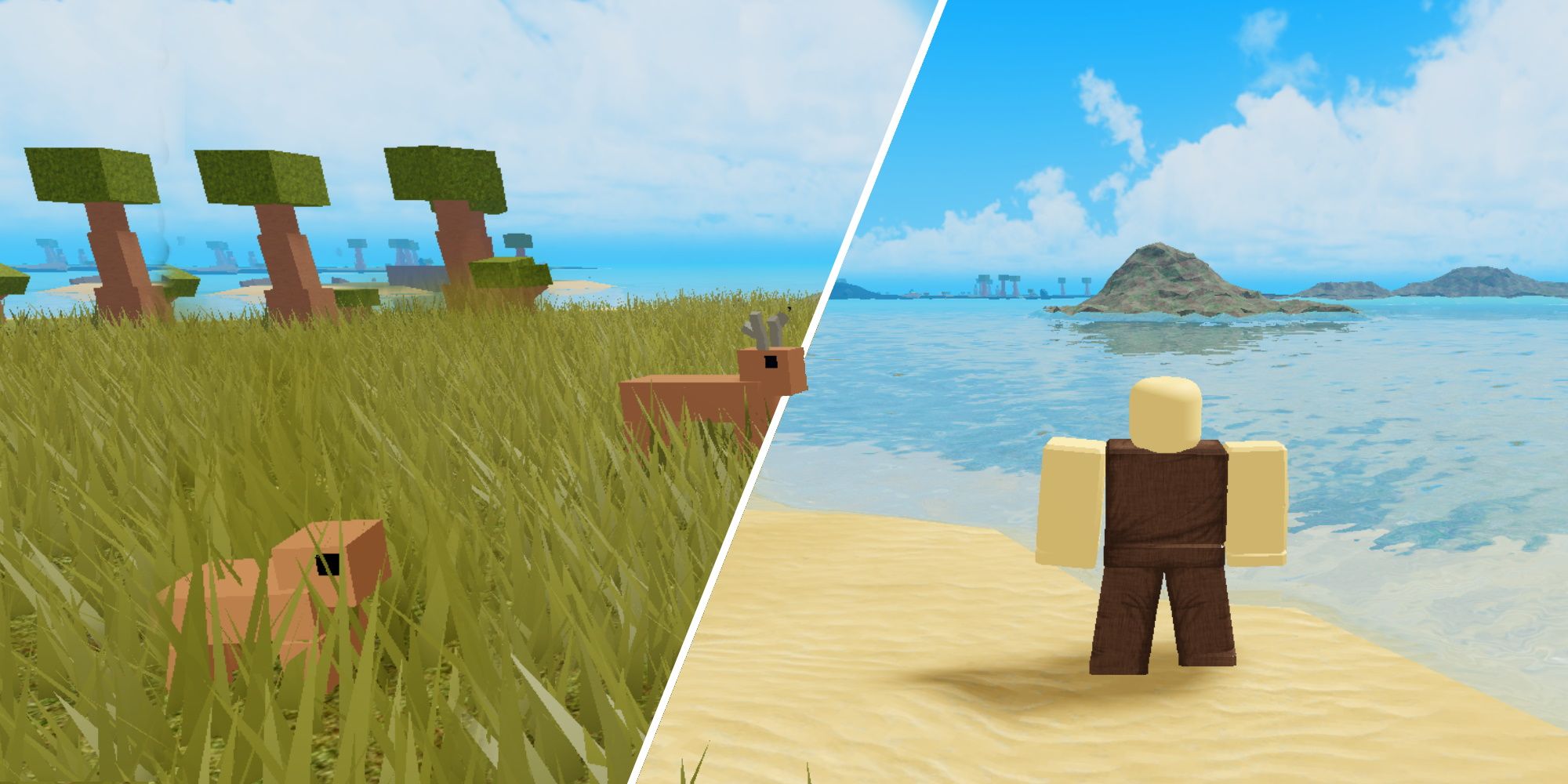 ⭐︎boooga⭐︎ Roblox Booga Booga Shark Rider Action Figure Set with