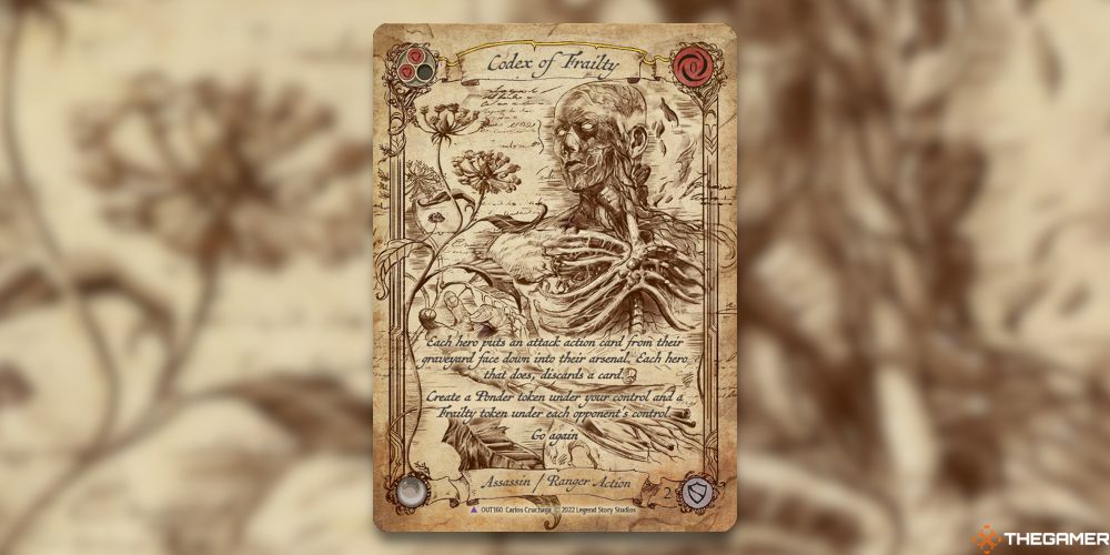 Codex of Frailty Flesh and Blood FaB 3枚② Codex of Frailty - Outsiders - Flesh & Blood TCG - FaB Foundry