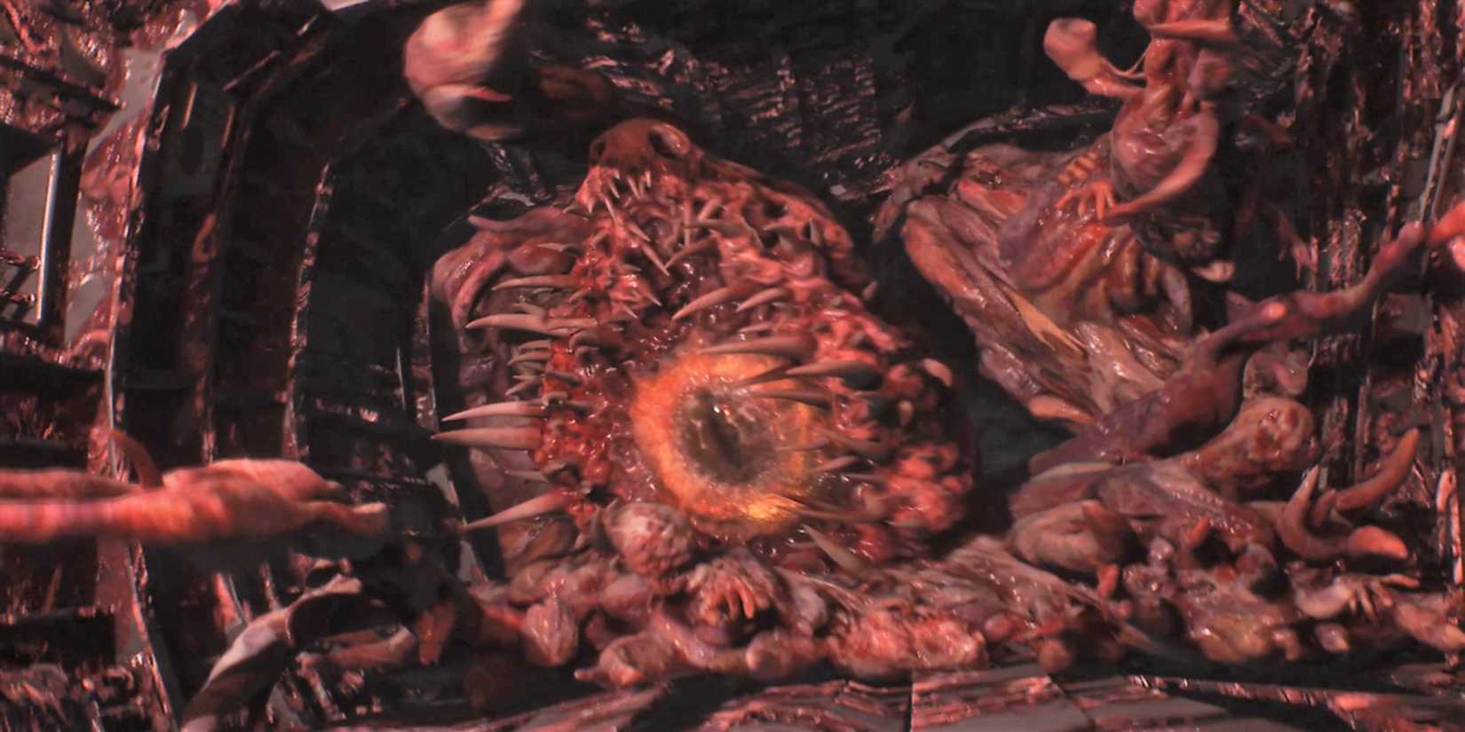 A giant blob of William's G5 mutation, with a giant eye in the middle of his body.