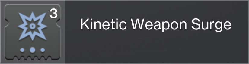 Destiny 2 Kinetic Weapon Surge Mod
