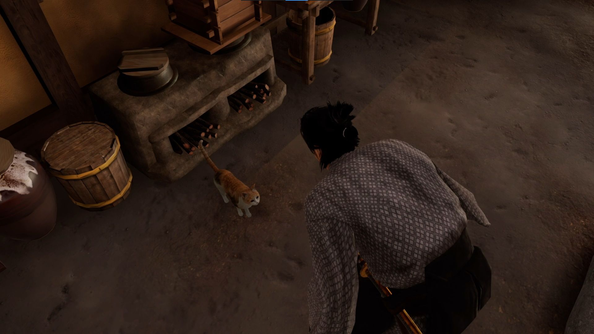 Like A Dragon Ishin, Interacting with your Lucky cat