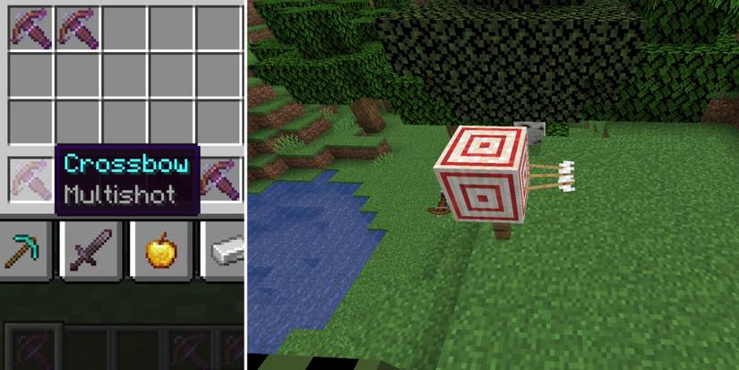 Multi Shot Every Crossbow Enchantment In Minecraft, Ranked