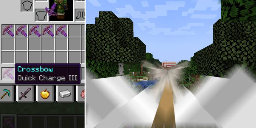 Multi Shot Every Crossbow Enchantment In Minecraft, Ranked