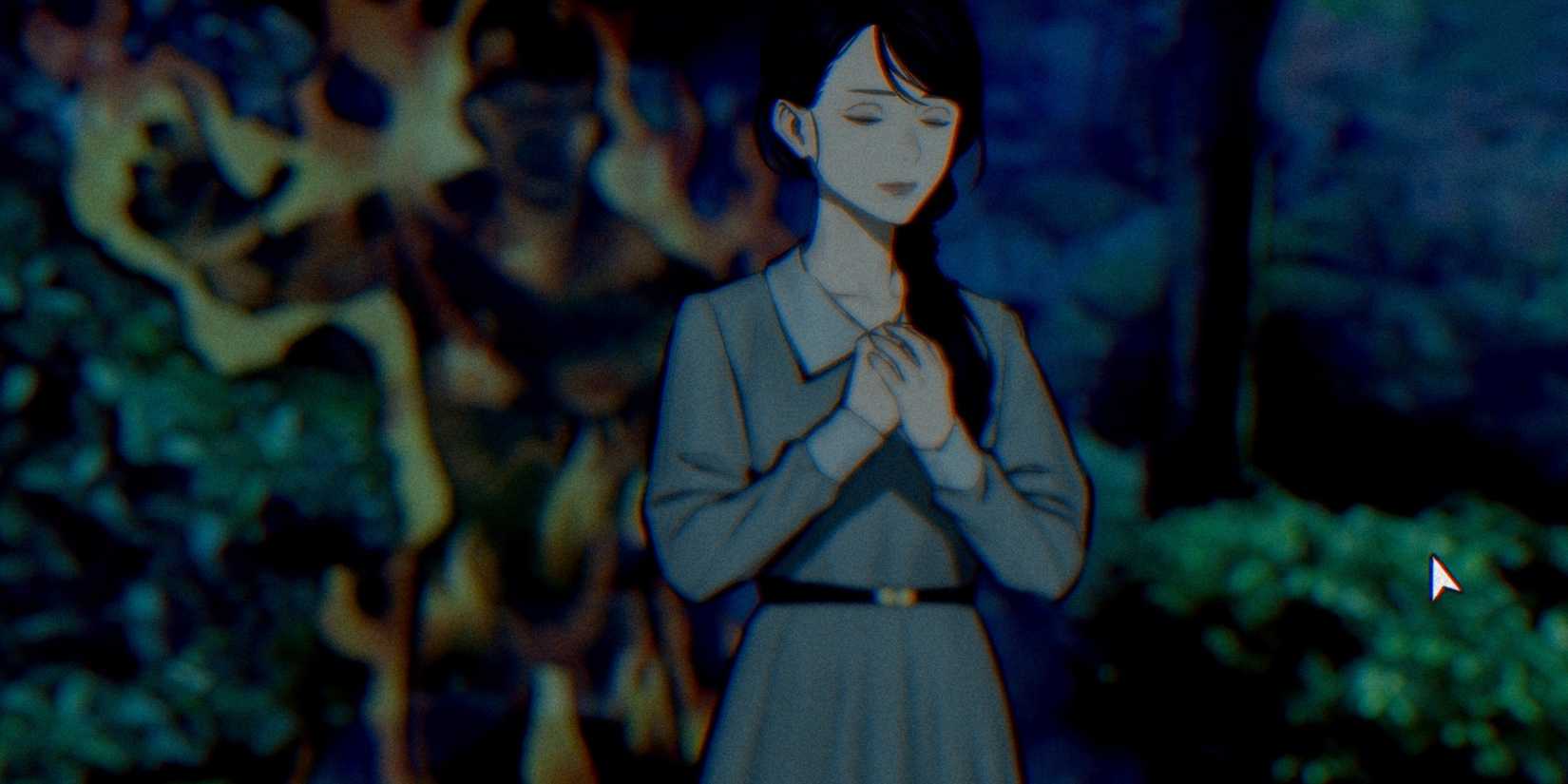 Paranormasight - Harue using her Curse.