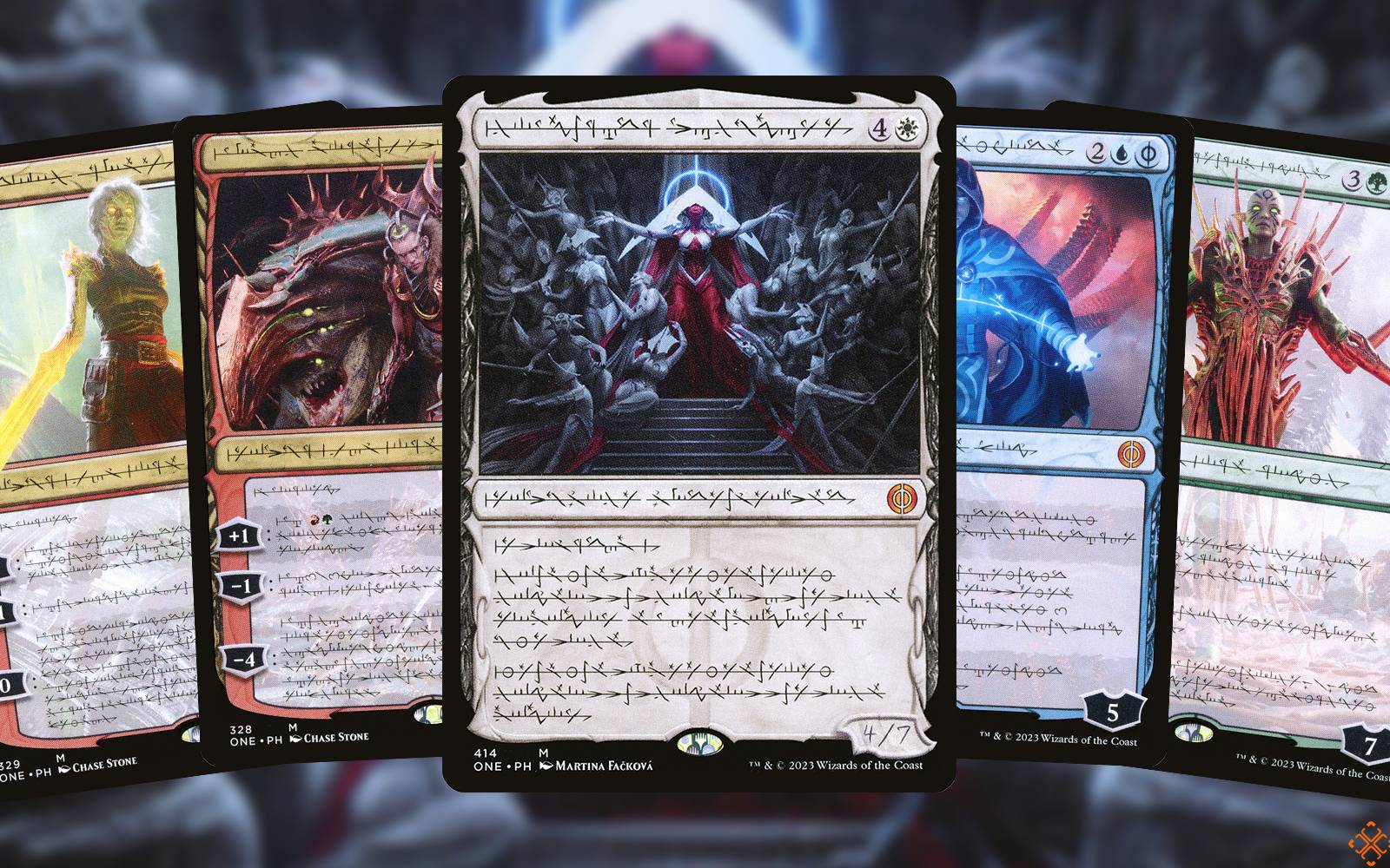 MTG Head Designer: Phyrexian Language Cards In ONE Draft Boosters Were "Probably A Mistake" MTG Head Designer: Phyrexian Language Cards In ONE Draft Boosters Were "Probably A Mistake"