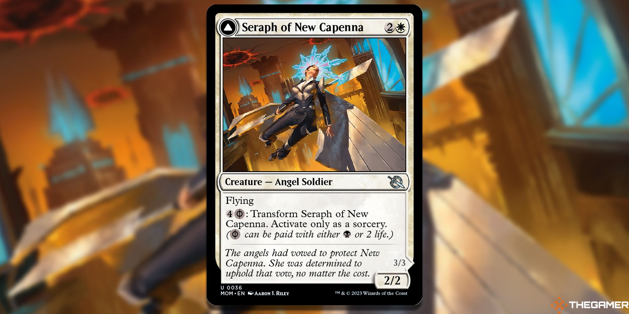 Seraph Of New Capenna//Seraph Of New Phyrexia Spoiler For MTG's