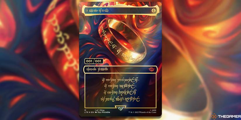 No Matter Who Finds MTG's Unique Lord Of The Rings One Ring Card, We All Lose No Matter Who Finds MTG's Unique Lord Of The Rings One Ring Card, We All Lose