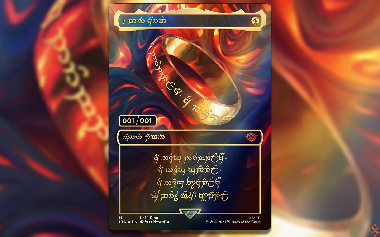 MTG Collector Issues $100,000 Bounty For The One Ring LOTR Card MTG Collector Issues $100,000 Bounty For The One Ring LOTR Card