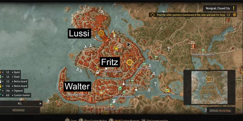 Novigrad Signposts How To Start Novigrad, Closed City In The Witcher 3