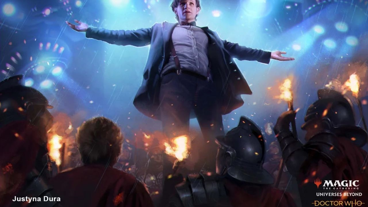 Doctor Who Magic The Gathering The Pandorica Opens Doctor giving speech to Roman soldiers