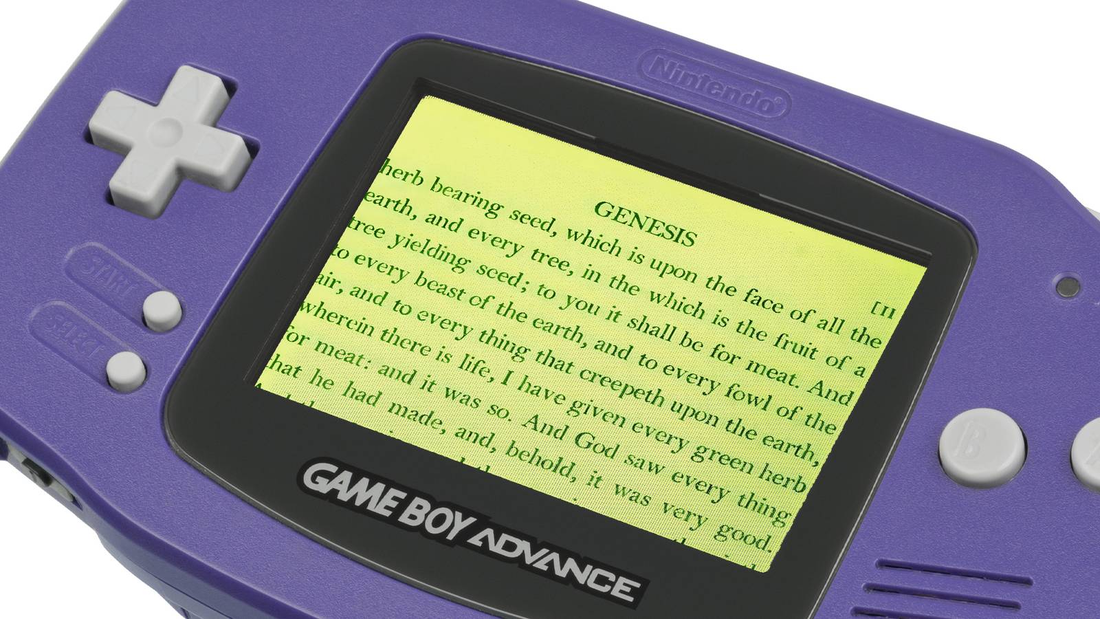 The Holy Bible Was Almost Ported To The Game Boy Advance