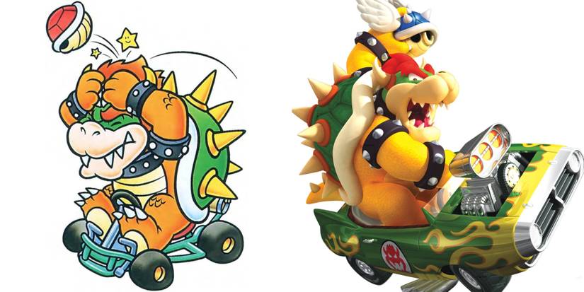 Super Mario Kart: Every Original Character Compared To Their Actual Version