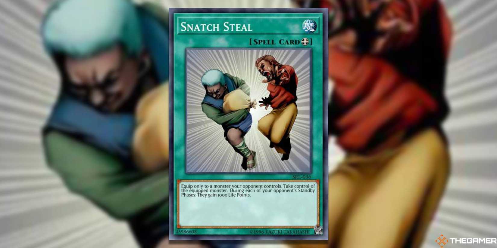 stealing yugioh cards from target Amazon.com: Yu-Gi-Oh! - Snatch Steal (SD2-EN013) - Structure Deck 2: Zombie  Madness - Unlimited Edition