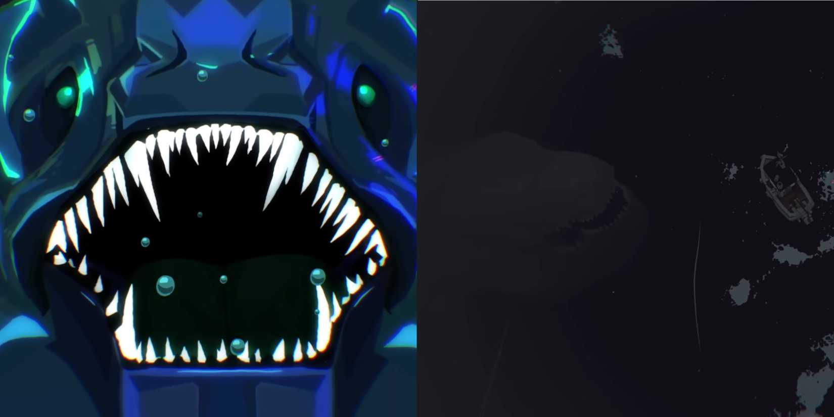 Dredge: The Sea Monster In The Beginning And The Ending Cutscene