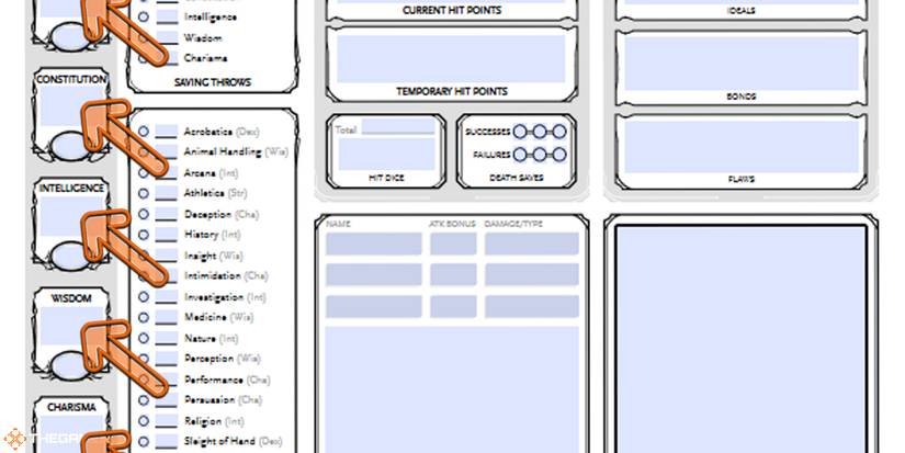 Dnd Stat Modifier Dungeons & Dragons: How To Fill Out A DnD Character Sheet