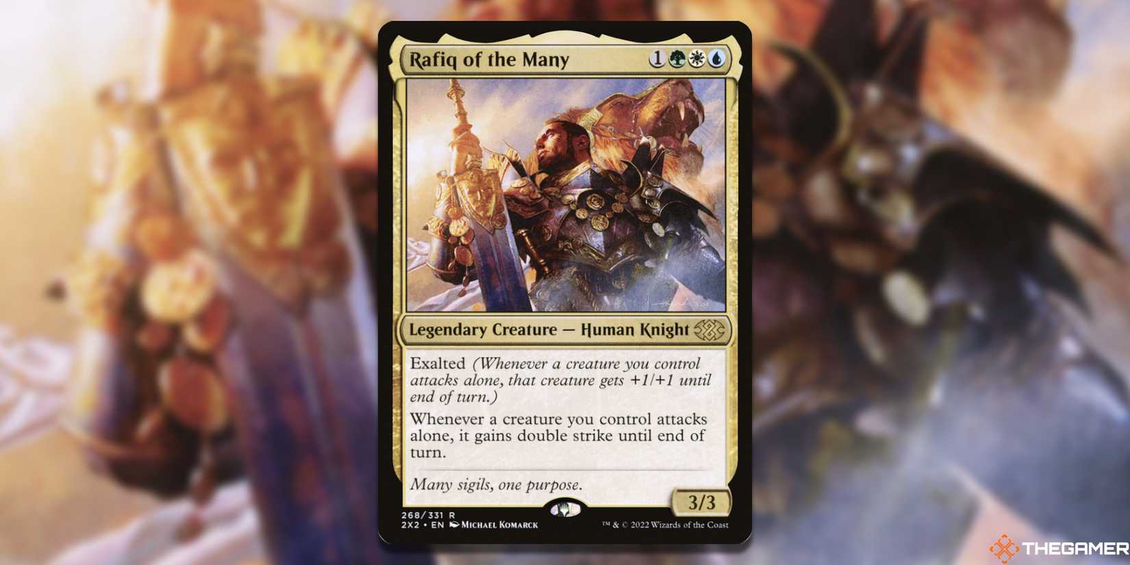 Popular Rafiq Image of the Rafiq of the Many card in Magic: The Gathering, with art ...