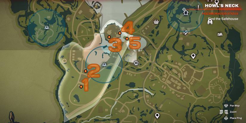 All Grave Lock Locations On The Burial Point Map In Redfall