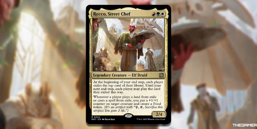 chef cards mtg Rocco, Street FOOD +1/1 COUNTERS Cabaretti Magic Custom Comma CommanderComplete each player may play the card they exiled this way.Whenever a player plays a land from exile or casts a spell from exile Chef's Kiss | Magic: the
